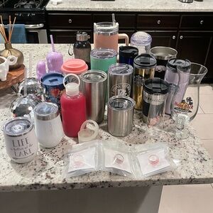 Water Bottles, Travel Mugs, Cups, Etc.